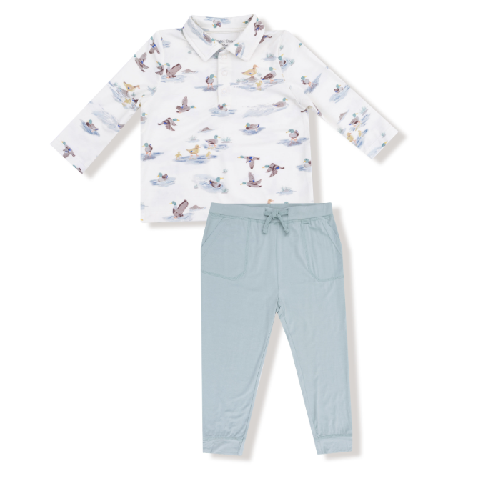 Migrating Mallards | Polo Shirt & Jogger Set