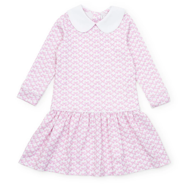 Lillian Dress | Pink Bows