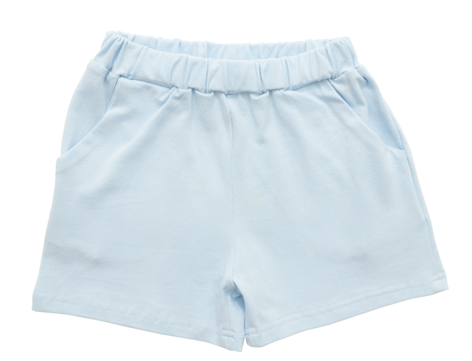 Pocket Shorts | Lt Blue - The Yellow Canary