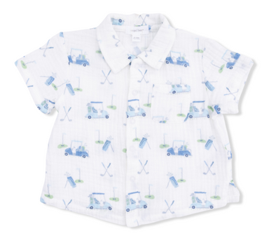 Polo and Short | Baby Golf Carts - The Yellow Canary