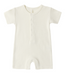 Waffle Snap Romper | Natural - The Yellow Canary