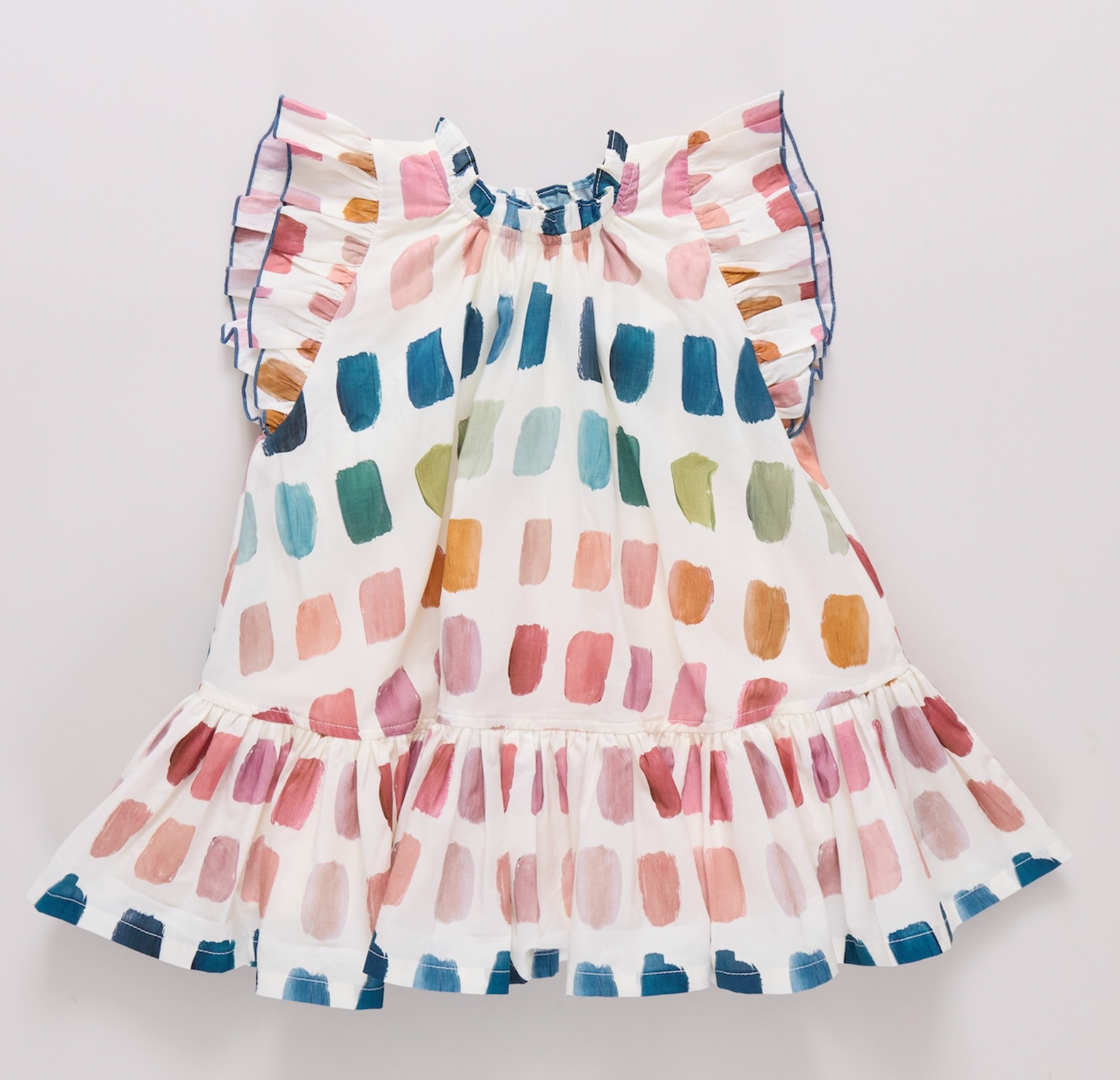 GIRLS HARPER DRESS | PAINT SWATCHES - The Yellow Canary