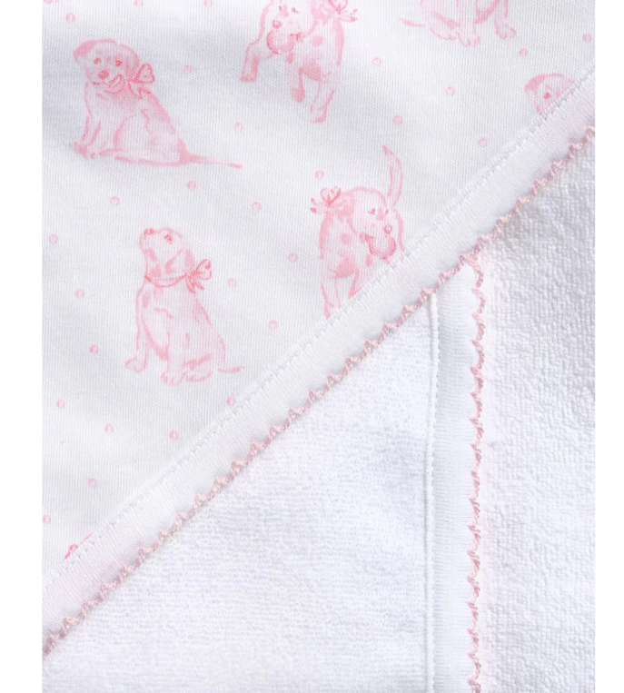 Pink Puppy Hooded Towel - The Yellow Canary