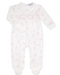 Smocked Footie | Charming Bows - The Yellow Canary