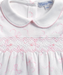 Smocked Footie | Charming Bows - The Yellow Canary