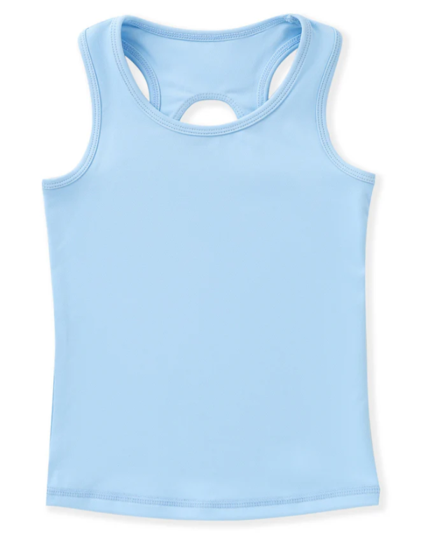 Blue Active Tank - The Yellow Canary