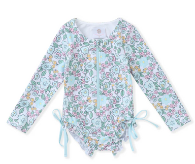 One Piece Swim | Aqua Bloom - The Yellow Canary