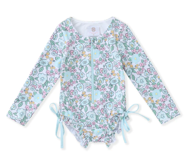 One Piece Swim | Aqua Bloom - The Yellow Canary