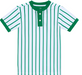 Blade Shirt | Green Stripe - The Yellow Canary