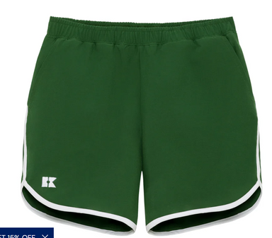 Super Short | Green Retro Stripe - The Yellow Canary