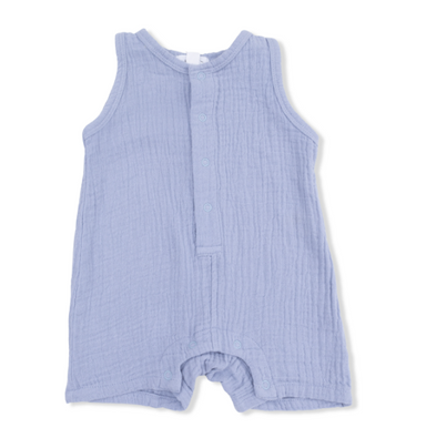 Shortie Romper | Blue Blizzard - The Yellow Canary