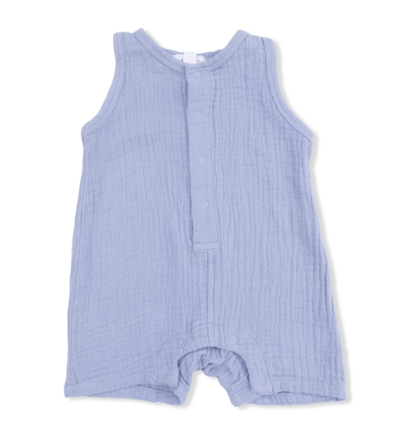 Shortie Romper | Blue Blizzard - The Yellow Canary