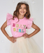 Pink Ruffle Gem Shirt - The Yellow Canary