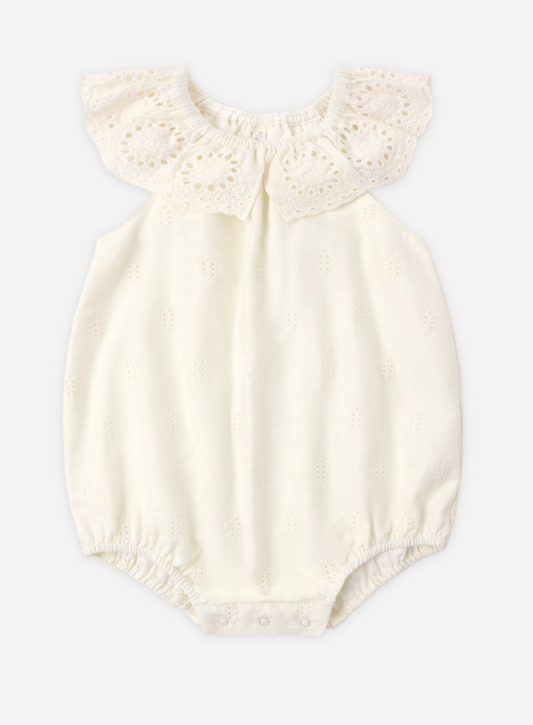 Myla Romper Ivory - The Yellow Canary