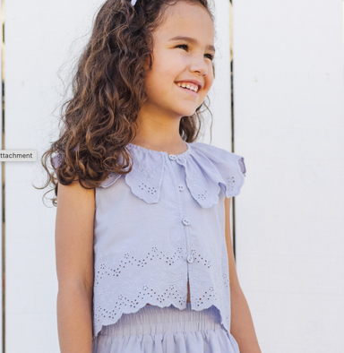 Remi Blouse Periwinkle - The Yellow Canary