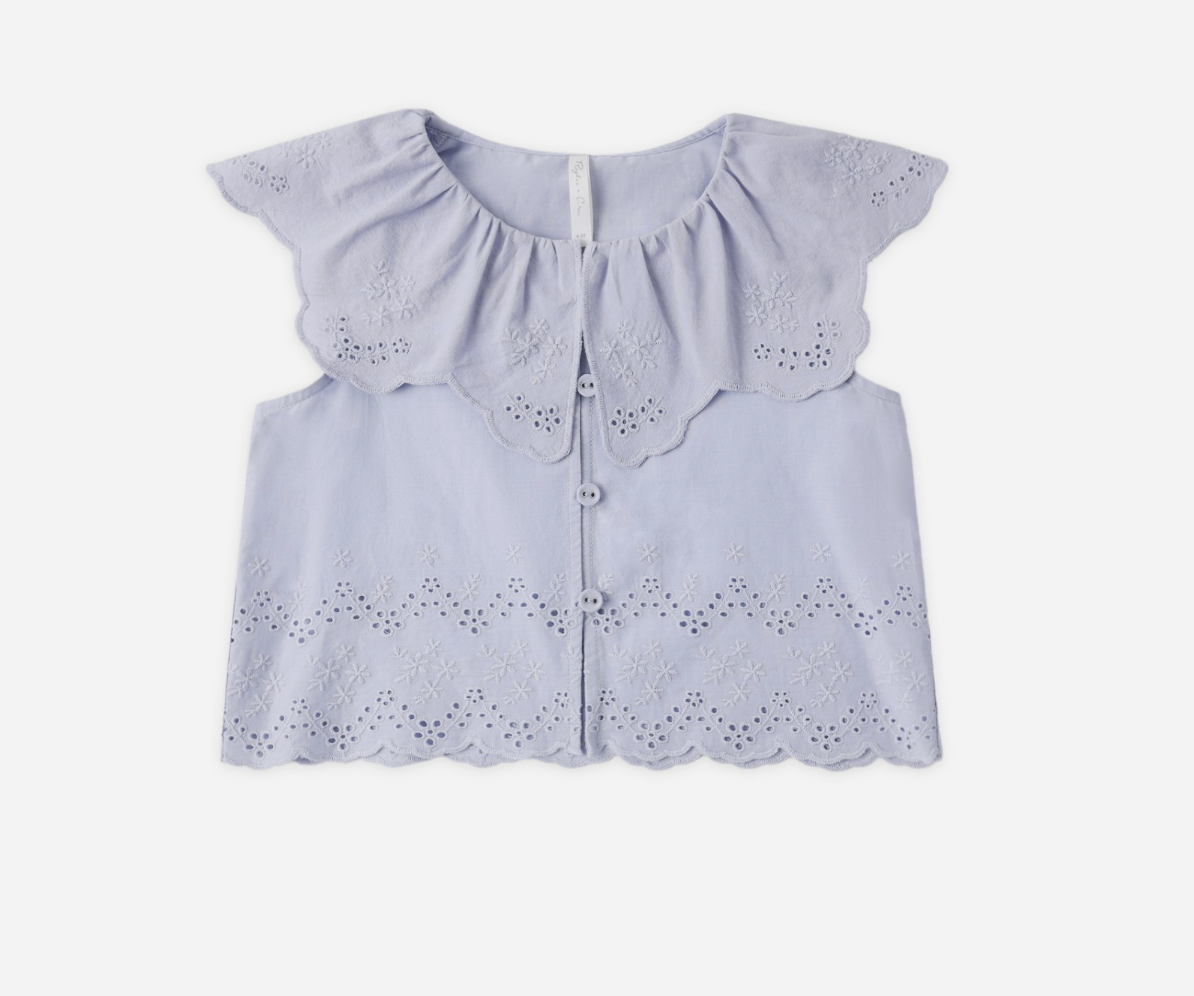 Remi Blouse Periwinkle - The Yellow Canary