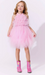 Pink Princess Feather Dress - The Yellow Canary