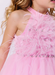 Pink Princess Feather Dress - The Yellow Canary