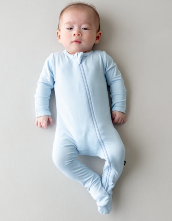 Zippered Footie | Breeze - The Yellow Canary