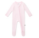 Zippered Footie | Sakura Stripe - The Yellow Canary