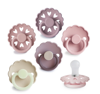 Silicone Pacifier 6-pack - The Yellow Canary