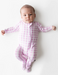 Zippered Footie | Gingham Thistle - The Yellow Canary
