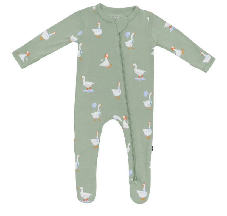Zippered Footie | Silly Goose
