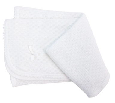 Paty Blanket | White - The Yellow Canary