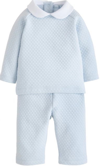 Quilted Pant Set | Light Blue - The Yellow Canary