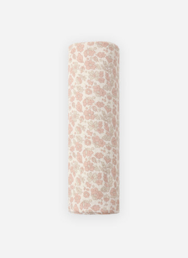 Woven Swaddle | Pink Blossom - The Yellow Canary