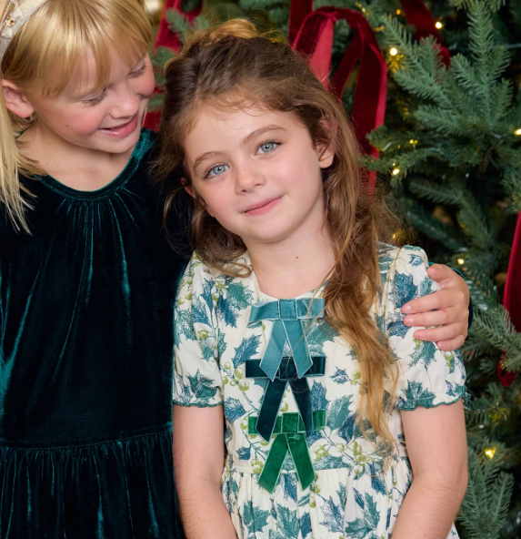 Hermoine Dress | Green Holly