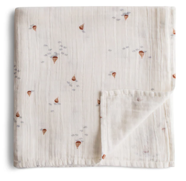 Muslin Swaddle Blanket - The Yellow Canary