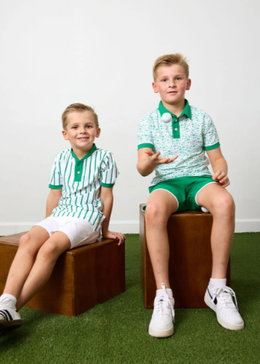 Blade Shirt | Green Stripe - The Yellow Canary