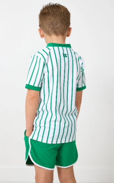 Blade Shirt | Green Stripe - The Yellow Canary