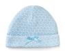 Saylor Beanie | Blue with Bow - The Yellow Canary
