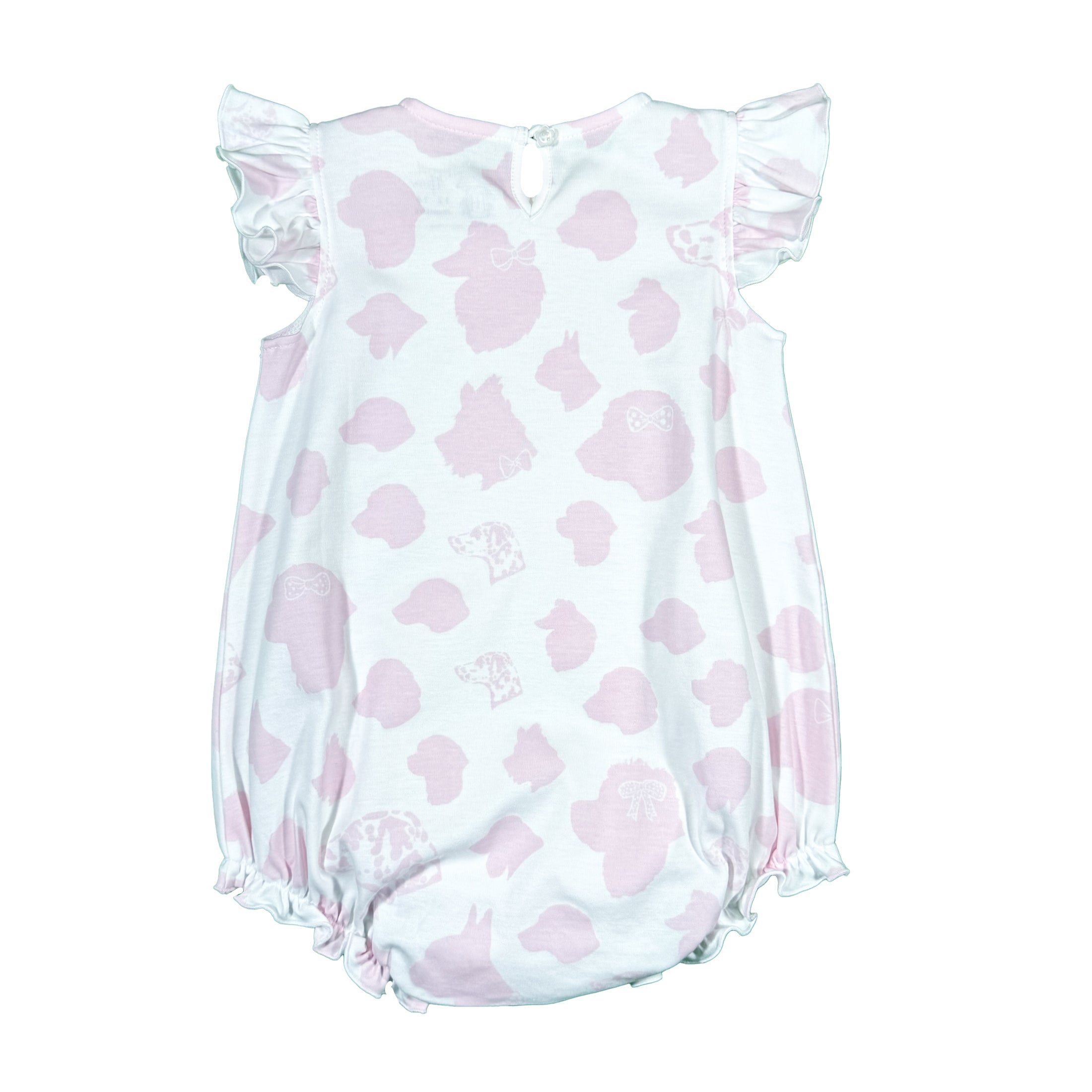 Girl Classic Bubble | Pale Pink Dogs