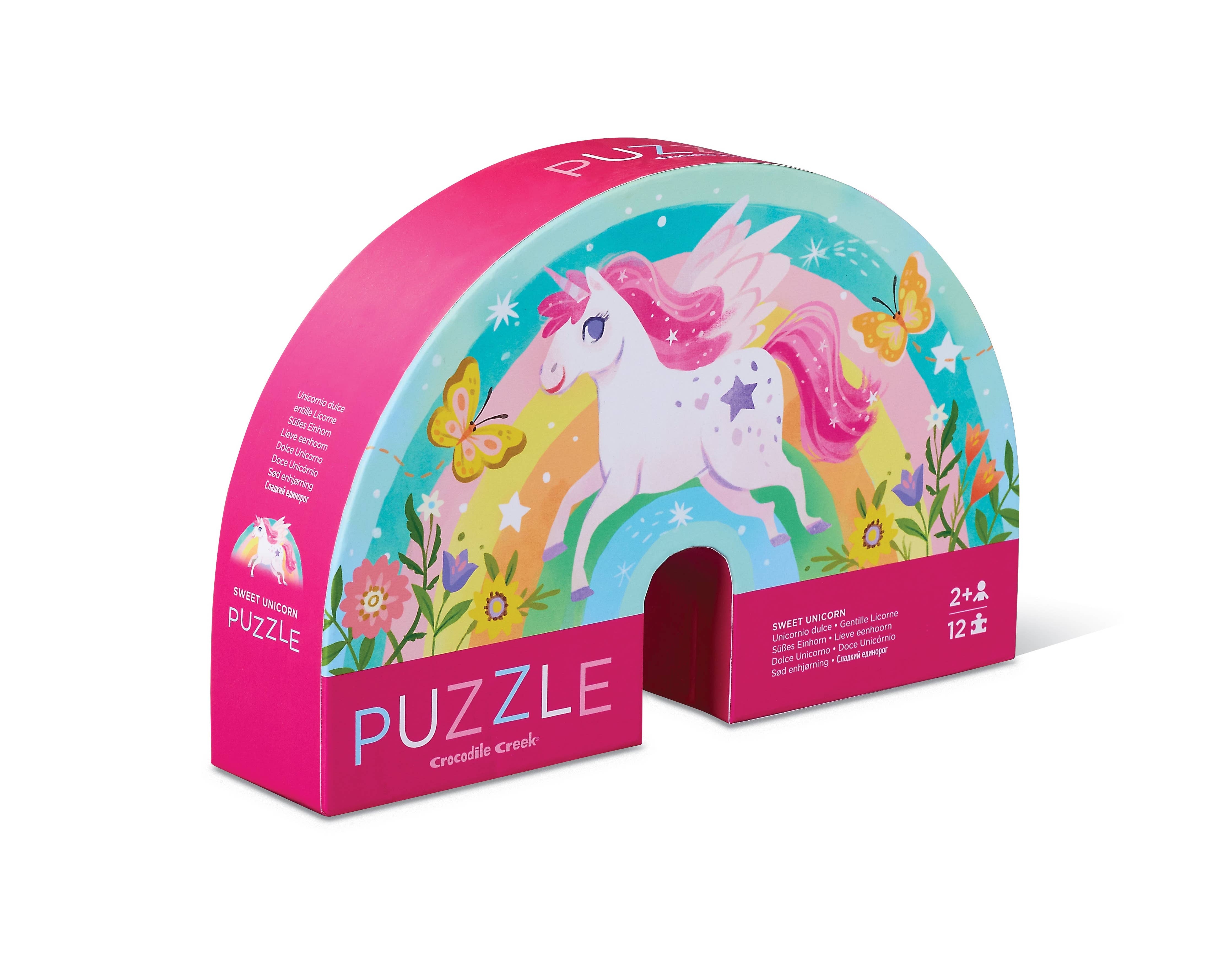 12-Piece Mini Puzzle - Sweet Unicorn - The Yellow Canary