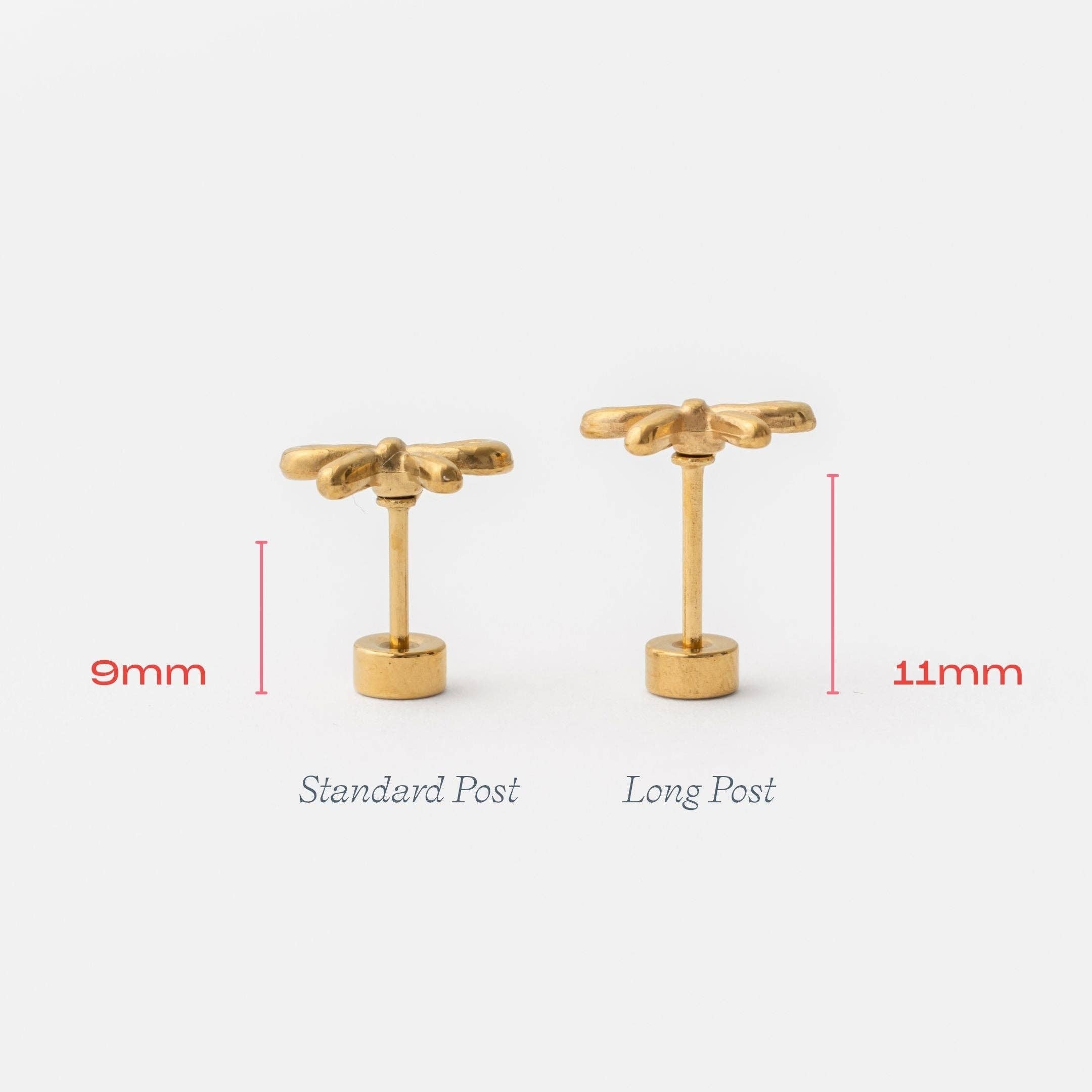 Earrings | Bow Stud - The Yellow Canary