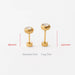 Earrings | Round Diamond - The Yellow Canary