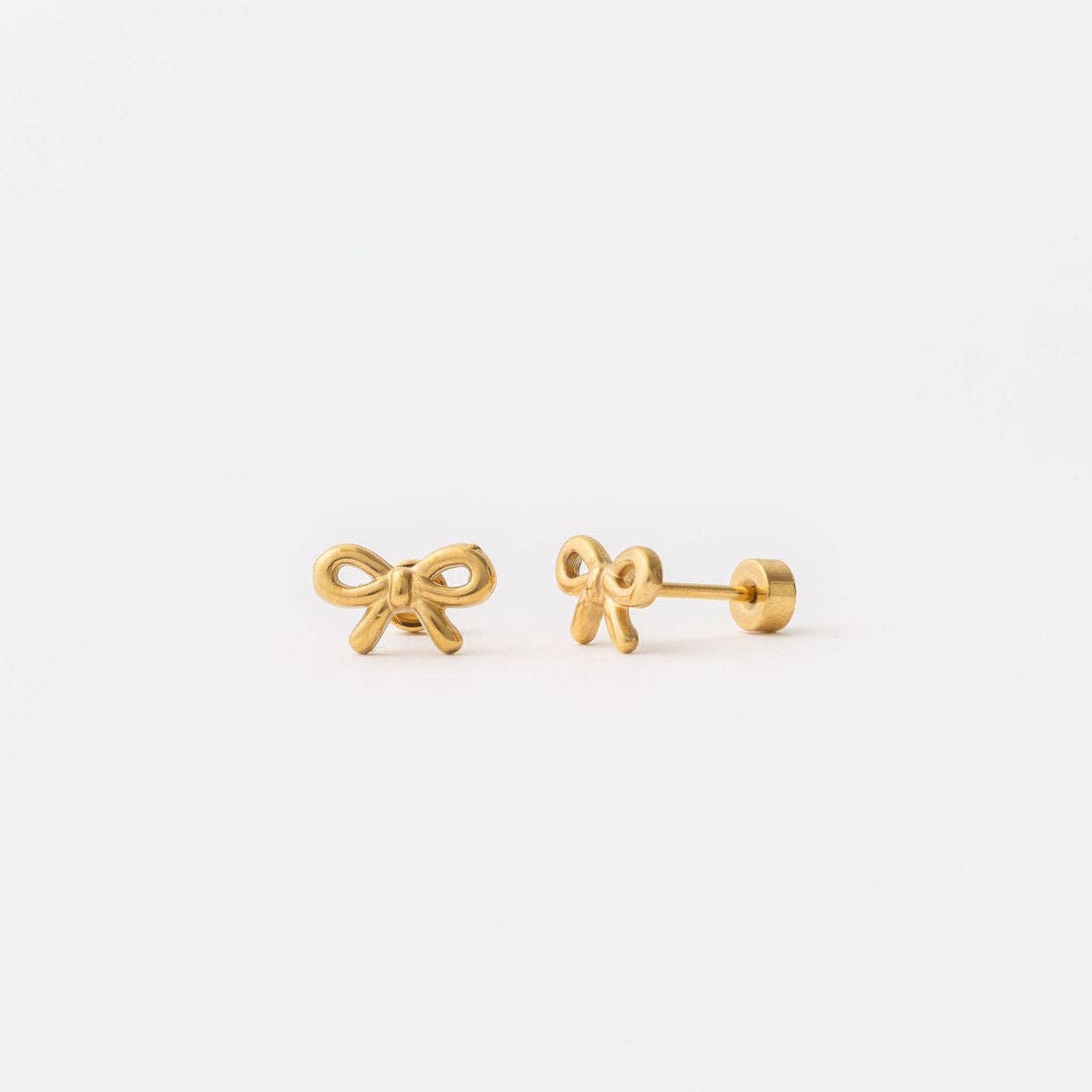 Earrings | Bow Stud - The Yellow Canary