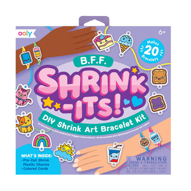Shrink-Its!: D.I.Y. Shrink Art Bracelet Kit - B.F.F. (24 PC - The Yellow Canary
