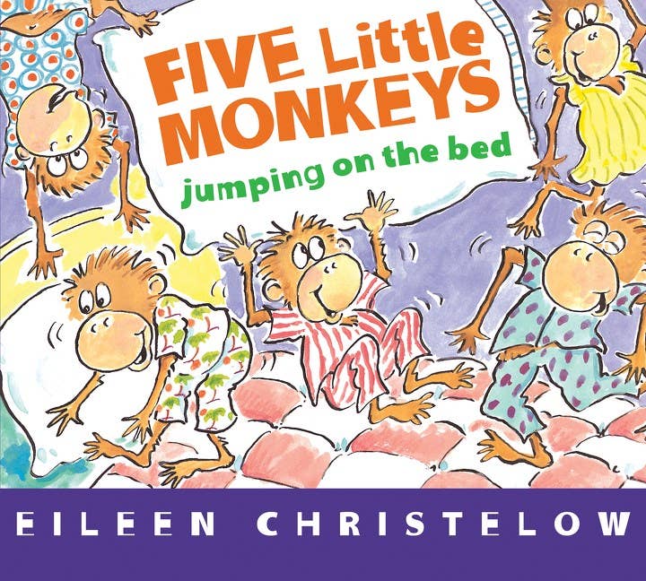 Five Little Monkeys Jumping on the Bed Board Book - The Yellow Canary