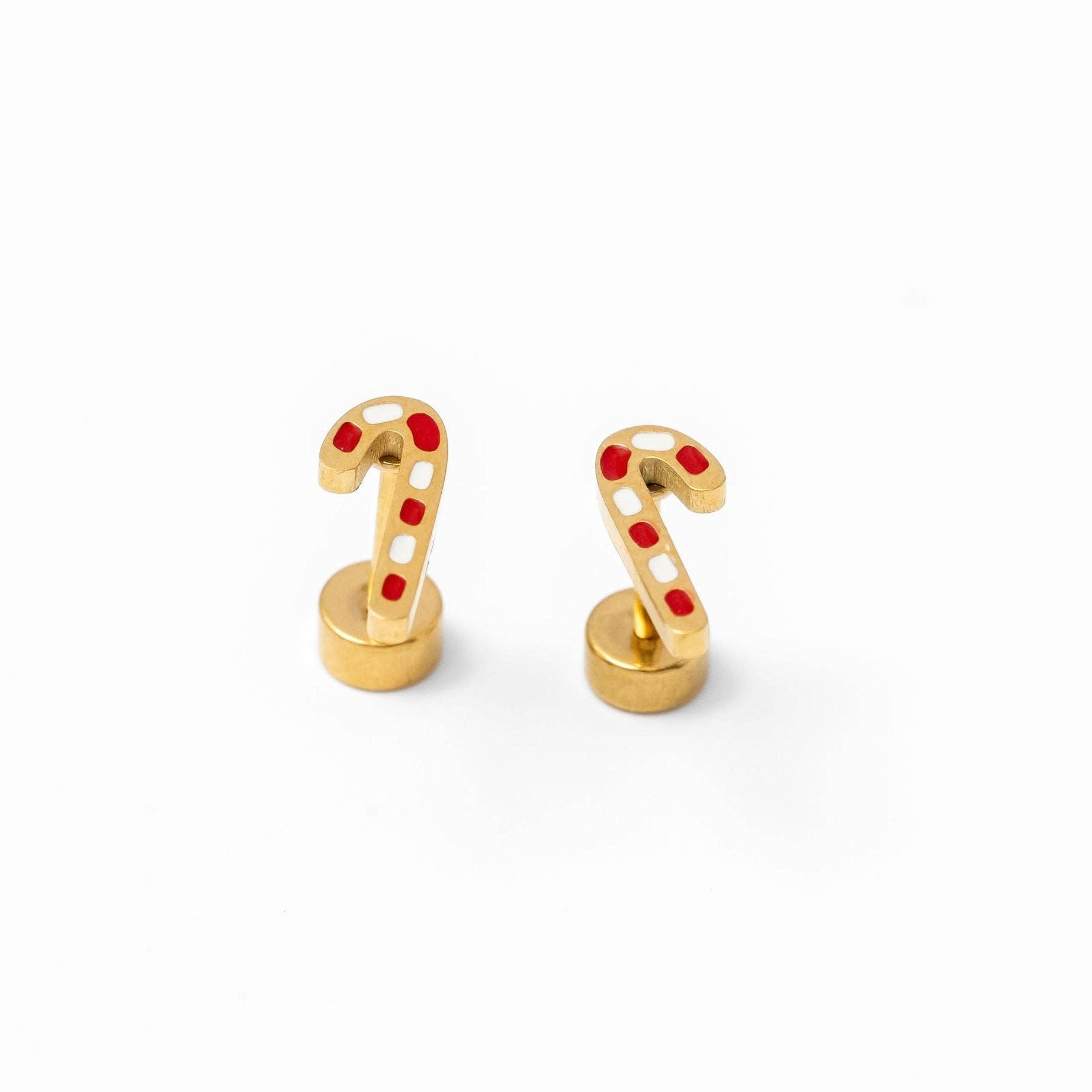 Earrings | Candy Cane - The Yellow Canary