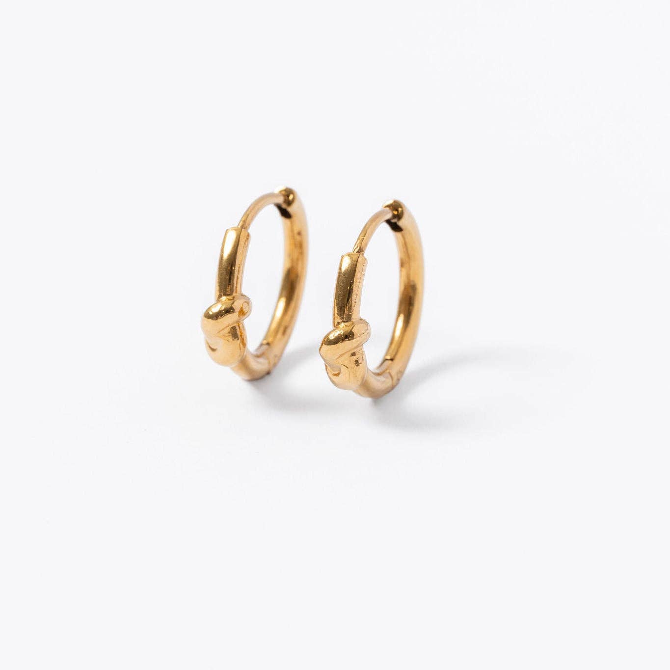 Knot Hoop: Pair - The Yellow Canary