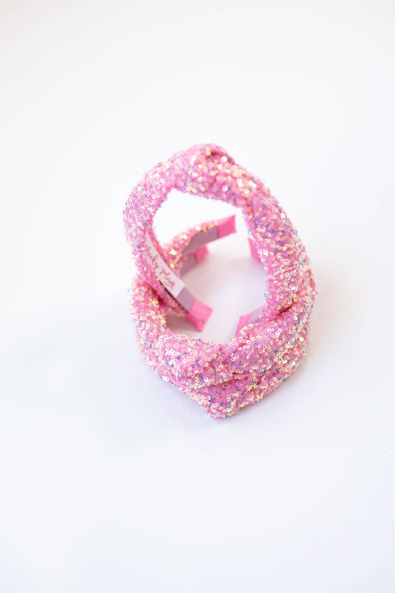Sequin Headband - Pop of Pink: Light Pink