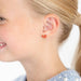 Earrings | Red Bow Stud - The Yellow Canary