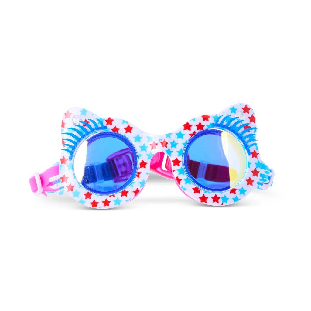 PURRFECTLY PATRIOTIC, AMERICA 250, KIDS SWIM GOGGLE