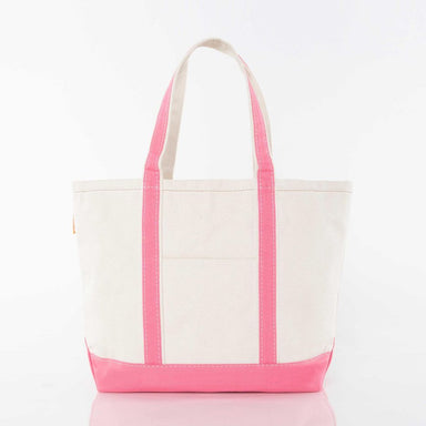 Medium Boat Tote | Coral - The Yellow Canary