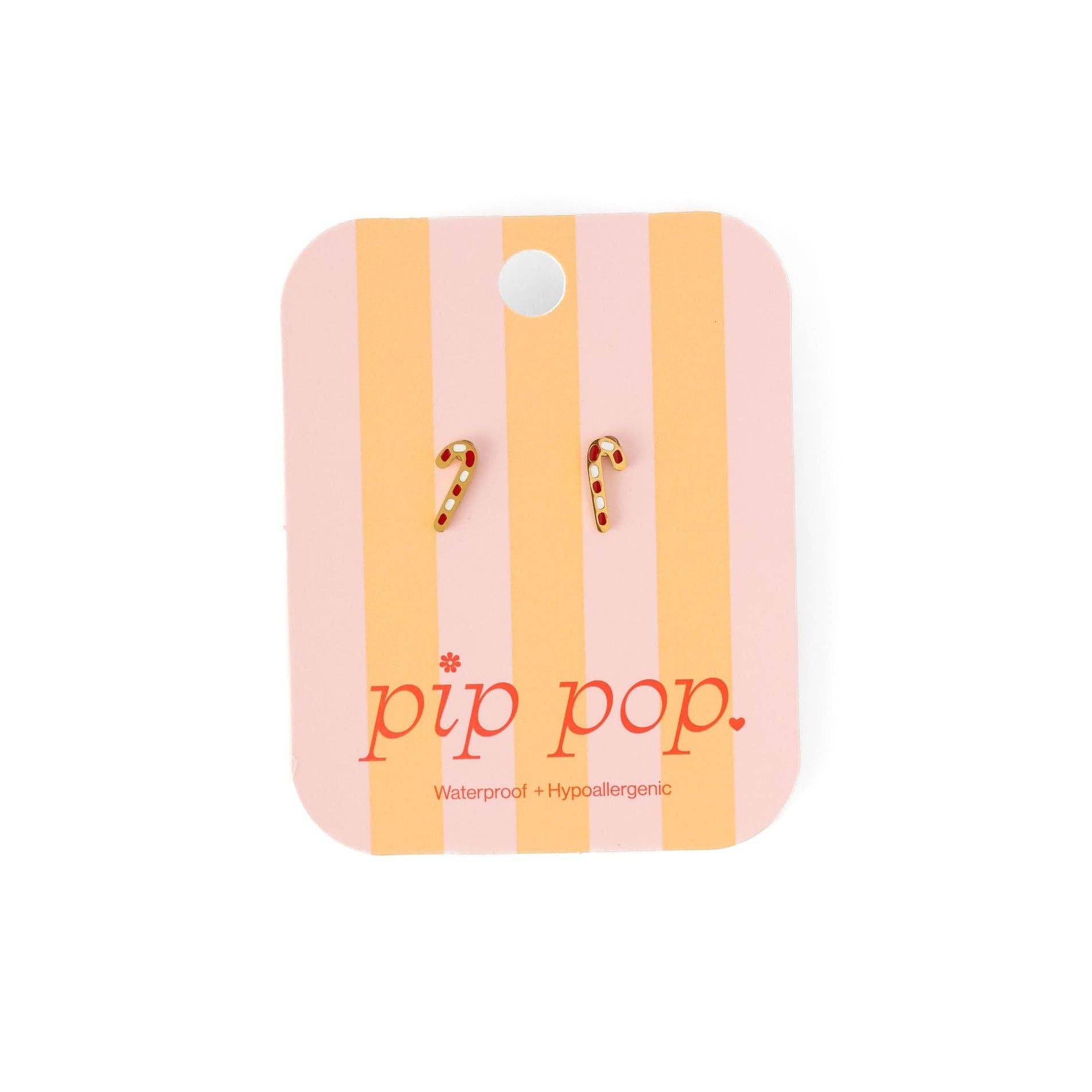 Earrings | Candy Cane - The Yellow Canary
