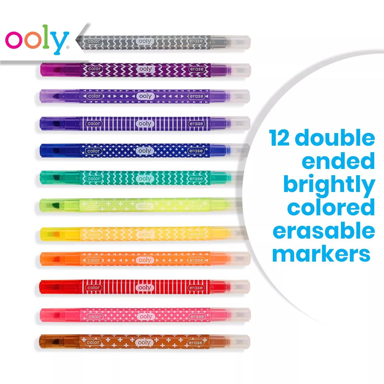 Make no Mistake!: Erasable Markers (Set of 12) - The Yellow Canary